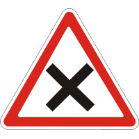 Дорожній Знак 1.21 Перехрещення Рівнозначних Доріг 