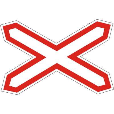 Road Sign 1.29 Single-track Railway Road Sign 1.29 Single-track Railway