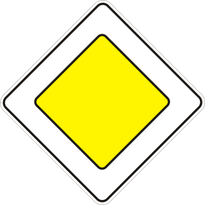 Дорожній Знак 2.3 Головна Дорога Дорожній Знак 2.3 Головна Дорога