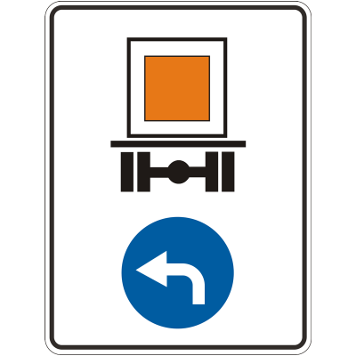 Road Sign 4.20.3 Direction of Traffic of Dangerous Goods Road Sign 4.20.3 Direction of Traffic of Dangerous Goods