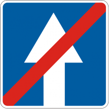 Road Sign 5.6 End of One-Way Road