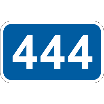 Road Sign 5.68 Kilometer Sign Road Sign 5.68 Kilometer Sign