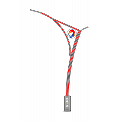 Aluminum Lighting Pole for Filling Station (RS-LPF-700) Aluminum Lighting Pole for Filling Station (RS-LPF-700)