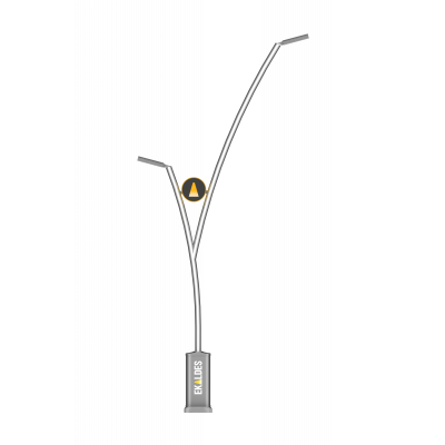 Aluminum Park Lighting Pole (RS-PLP-10602) Aluminum Park Lighting Pole (RS-PLP-10602)