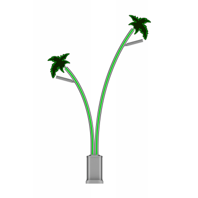 Aluminum Park Lighting Pole (RS-PLP-10801-3) Aluminum Park Lighting Pole (RS-PLP-10801-3)
