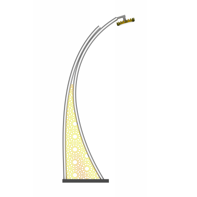 Aluminum Park Lighting Pole (RS-PLP-11501) Aluminum Park Lighting Pole (RS-PLP-11501)