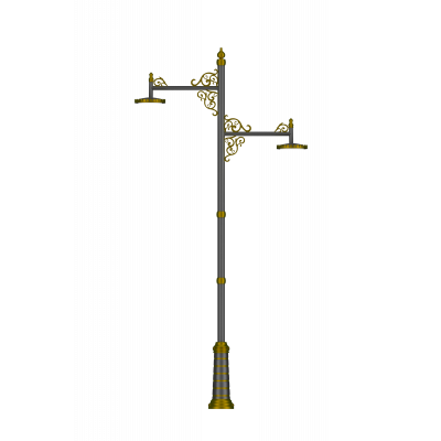 Aluminum Park Lighting Pole (RS-PLP-12002) Aluminum Park Lighting Pole (RS-PLP-12002)