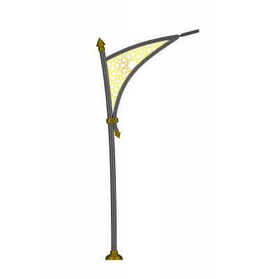 Aluminum Park Lighting Pole (RS-PLP-12201) Aluminum Park Lighting Pole (RS-PLP-12201)