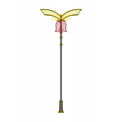 Aluminum Park Lighting Pole (RS-PLP-12601) Aluminum Park Lighting Pole (RS-PLP-12601)