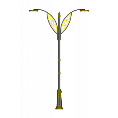 Aluminum Park Lighting Pole (RS-PLP-12802) Aluminum Park Lighting Pole (RS-PLP-12802)