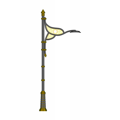 Aluminum Park Lighting Pole (RS-PLP-12901) Aluminum Park Lighting Pole (RS-PLP-12901)