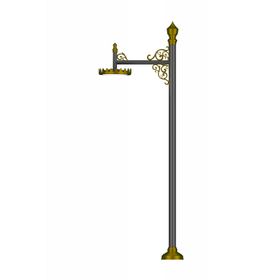 Aluminum Park Lighting Pole (RS-PLP-13001) Aluminum Park Lighting Pole (RS-PLP-13001)