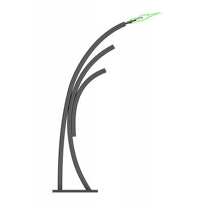 Aluminum Park Lighting Pole (RS-PLP-13301) Aluminum Park Lighting Pole (RS-PLP-13301)
