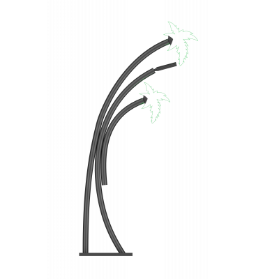Aluminum Park Lighting Pole (RS-PLP-13501) Aluminum Park Lighting Pole (RS-PLP-13501)