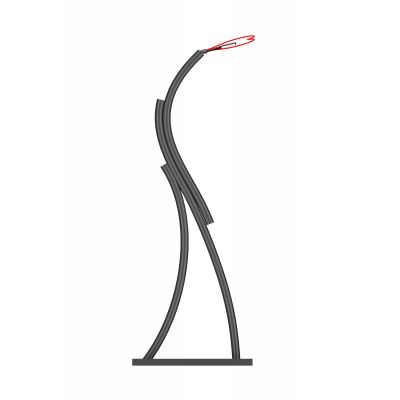 Aluminum Park Lighting Pole (RS-PLP-13601) Aluminum Park Lighting Pole (RS-PLP-13601)