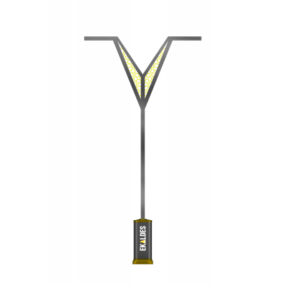 Aluminum Park Lighting Pole (RS-PLP-14002) Aluminum Park Lighting Pole (RS-PLP-14002)