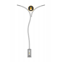 Алюминиевая Парковая Опора Освещения (RS-PLP-11302)