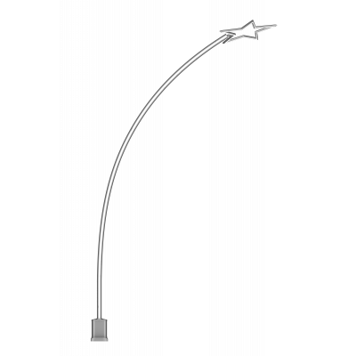 Aluminum Street Lighting Pole (RS-SLP-090) Aluminum Street Lighting Pole (RS-SLP-090)