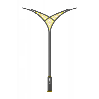 Aluminum Street Lighting Pole (RS-SLP-2602) Aluminum Street Lighting Pole (RS-SLP-2602)