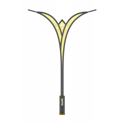 Aluminum Street Lighting Pole (RS-SLP-2702) Aluminum Street Lighting Pole (RS-SLP-2702)