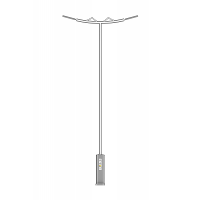 Aluminum Street Lighting Pole (RS-SLP-3802) Aluminum Street Lighting Pole (RS-SLP-3802)