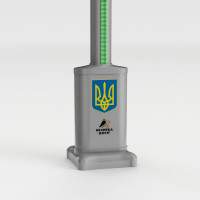 Алюмінієва Світлодіодна Сигнальна Опора для Світлофорів (RS-SP-3012)
